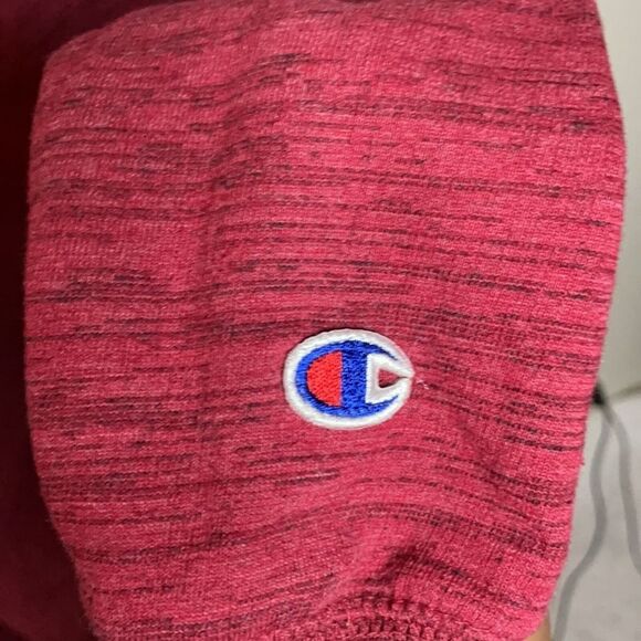 Champion Athletic Apparel Pullover Long Sleeve Sweater Cotton Red Women Size 2XL - Picture 7 of 7